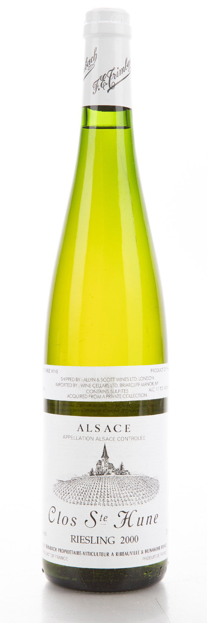 2000 Trimbach Riesling Clos Ste. Hune 750ml